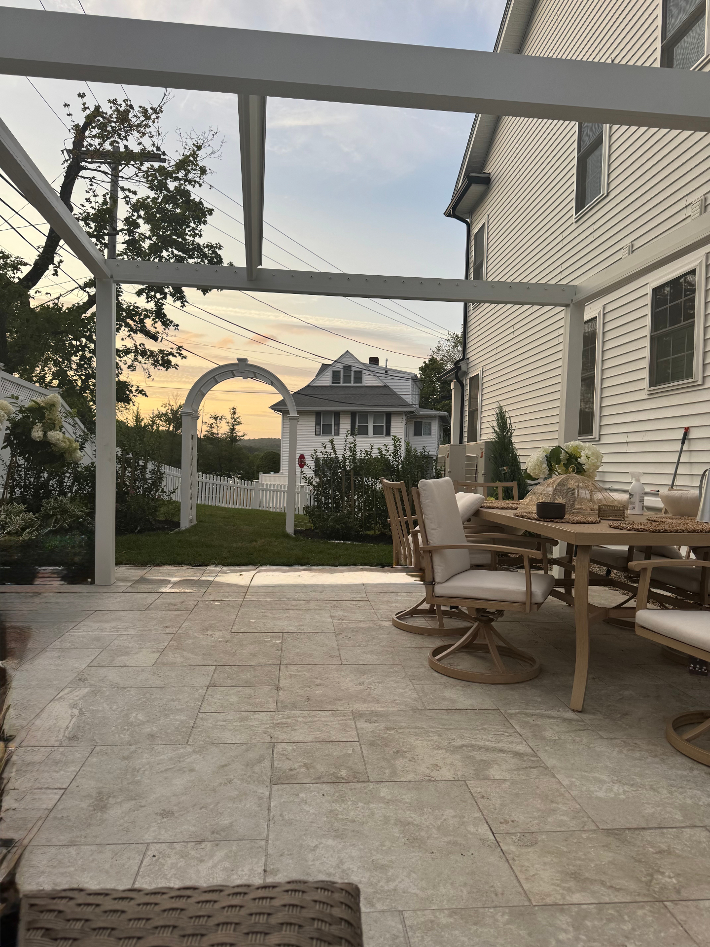 Pergola at Dusk